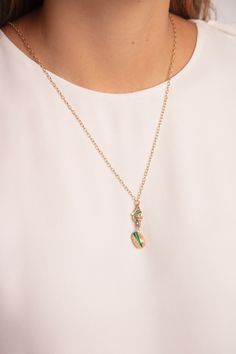 tsavorite 60 cm / 23.62" (approx.) 18-karat gold made in lebanon Luxury Hand-strung Pendant Jewelry, Luxury Gold Tsavorite Necklaces, Luxury Tsavorite Necklace, Luxury Tsavorite Necklaces, Joanna Dahdah, Hook Necklace, Necklace Green, Brown Diamond, Green Necklace