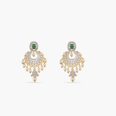 Josie Nakshatra CZ Chandbali Earrings Traditional Silk Saree, Chandbali Earrings, Custom Earrings, Design Patterns, Traditional Indian, Indian Design, Pearl Drop, Cz Stone, Anarkali