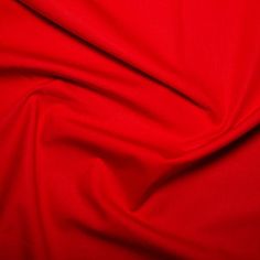 the red fabric is very soft and smooth