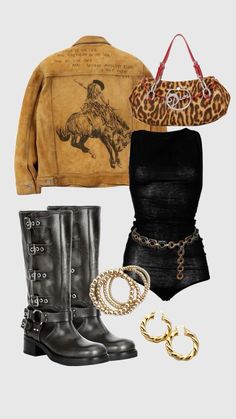 Traje Cowgirl, Country Outfit, Leopard Print Outfits, Looks Country, Nashville Outfits, Rodeo Outfits, Outfit Styles, Chique Outfits