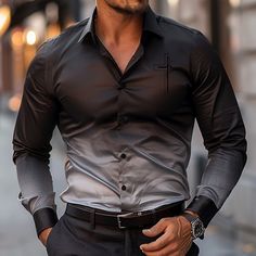 Season:Summer,Fall,Winter,Spring; Fabric:Satin,Artificial Silk; Sleeve Length:Long Sleeve; Look After Me:Machine wash; Gender:Men's; Style:Casual; Tops Type:Shirt; Occasion:Formal,Party; Fit Type:Regular Fit; Design:Button,Print; Neckline:Turndown; Brand:OUKU; Listing Date:07/05/2024 Satin Shirt Men, Satin Shirts, Mens Printed Shirts, Men’s Suits, Satin Shirt, Summer Parties, Shirt Long Sleeve, Party Looks, Silk Shirt