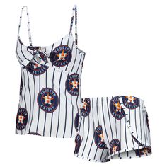 Support your Houston Astros while sleeping with this Reel Allover Print sleep set from Concepts Sport. The soft tank top and matching shorts feature a bright Houston Astros graphics design, while an elastic waistband ensures the perfect fit. Tank Top Shorts, Print Tank Top, Sleep Set, Sleepwear & Loungewear, Houston Astros, Printed Tank Tops, Print Tank, Graphics Design, Pajamas Women