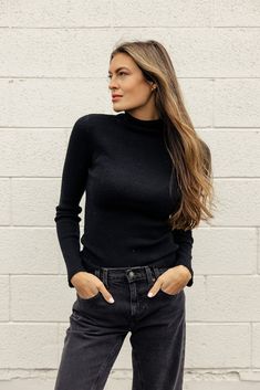 Starry Eyed Turtleneck Sweater – ROOLEE Classic Turtleneck, Starry Eyed, Neutral Colors, Black Sweaters, Turtleneck Sweater, Turtle Neck