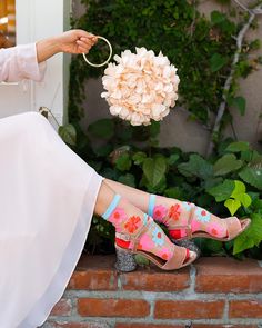 Sheer socks with flowers cottagecore inspired socks Floral Socks, Sheer Socks, Ankle Sock, Sandals Flats, Ribbon Roses, Floral Fashion, Sheer Fabric, Fashion Socks, Ankle Socks