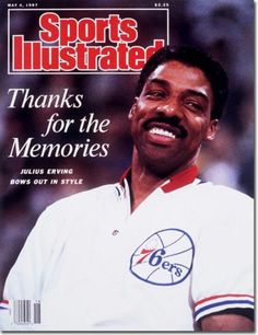 the cover of sports illustrated magazine with an image of a basketball player smiling and looking at the camera