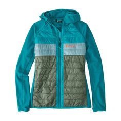 Built for long trips with temp dips by our friends at Cotopaxi who live and breathe adventure, we grab this jacket when we've got plenty of (sweaty) miles to cover. Made with recycled materials and boasting a windproof lightly insulated core, stretchy breathable side panels, and chill-bustin' scuba hood, the Aventura is a favorite mountain layer. Thumbholes. By Cotopaxi. XS(0-2), S(4-6), M(8-10), L(12-14), XL(16). Nylon Athleisure Hooded Jacket For Outdoor, Lightweight Long Sleeve Windbreaker For Outdoor, Functional Nylon Fleece Jacket For Outdoor, Nylon Fleece Jacket For Outdoor Activities, Nylon Fleece Jacket With Long Sleeves For Outdoor Activities, Nylon Long Sleeve Windbreaker For Adventure, Midweight Nylon Long Sleeve Windbreaker, Recycled Polyester Long Sleeve Outerwear For Outdoor Activities, Midweight Long Sleeve Nylon Windbreaker