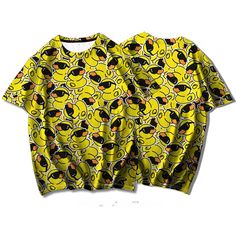 Lasaky - Duck Pattern Digital Print Fashion Short Sleeve Shirt Digital Print Fashion, Duck Pattern, Types Of Collars, Fashion Prints, Short Sleeve Shirt, Sleeve Shirt, Types Of Sleeves, Cover Up, Short Sleeves