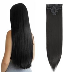 PRICES MAY VARY. ☘【Superior Quality with Comfortable&Healthy】The clip in hair extensions has no tape no glue, no damage to scalp and hair. Our Clip in hair extensions is thick, soft, tangle free, silky, soft, natural and harmless to hair. ☘【Easy to Put or Remove】5 minutes wear. It has 4 different width pieces and total 16 clips which is easy to suit your needs in different parts of the hair. Clip hair extensions is easy and quick to add volume and length. Anyone can do it. The stainless steel cl Clip Hair Extensions, Curly Styling, Colored Hair Extensions, Weft Hair Extensions, Light Hair Color, Hair Easy, Wide Tooth Comb, Purple Shampoo, Hair Setting