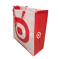 Skip the plastic bags and checkout in style with the Target Reusable Tote. Made with sturdy, textured nonwoven material for reliable use you're sure to appreciate. This reusable shopper tote is decked out in full-on Target style, complete with a bullseye pattern for a little geometric flair that lets you show some love for your favorite shopping destination. Bring this reusable tote bag with you on your next Target run, or keep it in the car so you're always prepared to take home your latest Tar Target Haul, Bentley Car, Oversized Bag, Oversized Tote, Target Style, Bags Aesthetic, Reusable Shopping Bags, Shopper Tote, Plastic Bags