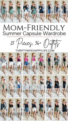 Mom Outfits Spring, Mom Style Summer, Casual Mom Style, Capsule Wardrobe Women, Spring Summer Capsule Wardrobe, Skirts Floral, Mom Wardrobe, Loss Hair, Tips Hair