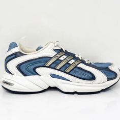 Nwt Adidas Gateway W Sneakers Adiprene Running Sneakers Lace Up Closure White/Blue, Silver Stripes Size 7.5 Us (6 Uk) Blue Adidas Logo Sneakers, Blue Adidas Sneakers For Running Errands, Blue Adidas Sneakers, Adidas White, Lacing Sneakers, White Adidas, Running Sneakers, Adidas Shoes, Adidas Women