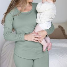 The nursing pajamas or “long janes” of your dreams. The snug silhouette comfortably fits under other clothes to keep you warm, and the nursing panel makes it easy to feed your little one at home or on the go.  Easy breastfeeding access Slim-fit with comfy, wide waistband Stretchy, super-soft fabric Also great as loungewear and long underwear Nursing Friendly Long Sleeve Cotton Sleepwear, Nursing-friendly Long Sleeve Cotton Sleepwear, Cotton Nursing Friendly Long Sleeve Sleepwear, Cotton Long Sleeve Nursing-friendly Sleepwear, Cotton Long Sleeve Nursing Friendly Sleepwear, Nursing Friendly Cotton Sleepwear, Cotton Nursing Friendly Sleepwear, Comfortable Nursing-friendly Sleepwear, Soft Snug Sleepwear For Lounging