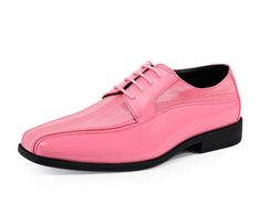 Elegantly dashing, debonair, and impeccably dapper, our Viotti collection of pink men shoes offers a refreshing take on the classic formal shoe silhouette. Featuring a variety of vibrant and neutral colors such as red, purple, gold, burgundy, navy blue, royal blue, and brown, these sophisticated patent leather derby shoes are the perfect addition to your wardrobe. Be the center of attention at any special occasion, elevate your office attire, or perfectly coordinate with your suit – the possibil Tuxedo Shoes For Men, Mens Oxford Shoes, Shoe Silhouette, Mens Casual Dress Shoes, Formal Shoe, Tuxedo Shoes, Vibrant Outfits, Pink Men, Casual Dress Shoes