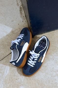 Sneakers Design, Puma Palermo, Casual Shoes For Men, Funky Shoes, White Puma, Puma White, Hype Shoes