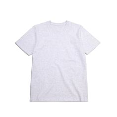 Buy Men's House Of Blanks Heavyweight Short Sleeve T-shirt - Heather Ash Classic Gray Short Sleeve T-shirt, Heather Grey Cotton Short Sleeve T-shirt, Classic Solid Color T-shirt For Streetwear, Classic T-shirt For Streetwear, Simple Organic Cotton Short Sleeve T-shirt, Heather Grey Cotton T-shirt For Streetwear, Simple Solid Organic Cotton T-shirt, Classic Plain Cotton T-shirt, Gray Plain Crew Neck T-shirt