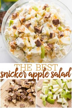 the best snickker apple salad recipe