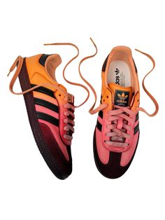 Adidas Samba Desert Sunset | owaishsb Adidas Samba Peach Outfit, Adidas Samba Colorful, Adidas Samba Yellow, Orange Adidas Sneakers For Streetwear, Addis’s Samba, Adidas Sambas, Life Right Now, Walk In My Shoes, Desert Sunset