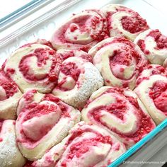 a close up of some food in a container