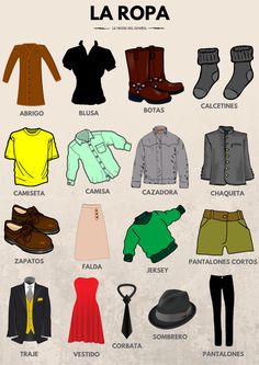 an image of men's clothing in spanish