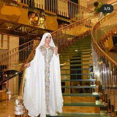 High End Luxury Abaya. Lgant Ans Stylish Moroccan Wedding Dress, Luxury Abaya, Wedding Dress Hijab, Black Halter Maxi Dress, Nikah Dress, Muslim Wedding Dresses, Sparkly Wedding Dress, Watercolor Dress, Culture Fashion