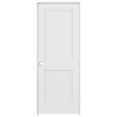 a white door on a white background