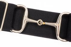 Black - 2 Gold Snaffle Elastic Belt - Ellany Equestrian - Equiluxe Tack Classic Adjustable Fabric Belt, Elastic Belt, High Rise Jeans, Leather Belt, Low Rise, Belts, Gap, Perfect Fit, High Rise