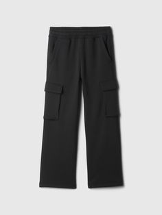 Soft cotton-blend relaxed sweatpants.  Elasticized waist.  Slant pockets.  Side cargo pockets.  This product was made in a factory that invests in gender equality and women’s empowerment.  Through RISE Reimagining Industry to Support Equality) and Gap Inc. ’s program P. A. C. E.  Personal Advancement & Career Enhancement), we support people who make our clothes to build the skills, knowledge, confidence, and resilience needed to advance in work and life.  Learn more here.  Easy pull-on waist.  E Cargo Sweatpants, Support People, Gender Equality, Vintage Soft, Gap Kids, Vintage Children, Gap, Career, Straight Leg