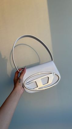 Diesel Y2k Bag Bags For All Outfits, White Diesel Bag Outfit, White Diesel Bag, Off White Bags, Diesel Bag Aesthetic, White Luxury Bag, Diesel Bag Outfit, White Designer Bag, White Bag Outfit