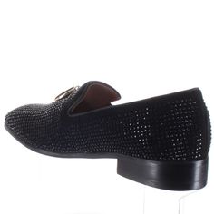 Elanroman Mens Black Rhinestone Studded Dressy Formal Loafers Choo Eur 43 Genuine Handmade Wedding Party Shoes. Health Cushioned Leather Insole. Drilling Pattern/Gold Tassel/Suede Leather/Fabric Uppers. Elanroman Box Is A Bit Rough Fully Leather Lined. Wedding Party Shoes, Formal Loafers, Rhinestone Studs, Black Rhinestone, Handmade Wedding, Party Shoes, Leather Fabric, Suede Leather, Wedding Party