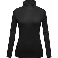 Othread & Co. Womens Long Sleeve Turtleneck T-Shirt Basic Plain Stretch Comfy Layer Casual Top. We Have A Series Of Products About Mock/Turtleneck, Such As Half Sleeve Turtleneck T-Shirt, Long Sleeve Turtleneck T-Shirt, Half Sleeve Mock Neck T-Shirt And Sleeveless Turtleneck T-Shirt. You Can Find These Serial Products In Our Store. Notice!!! How To Make Out The Front Of The T-Shirt: The Care Label Is On The Left Side When You Are On The T-Shirt. Please Allow 1-2cm Differences Due To Manual Measu Black T Shirt Long Sleeve Woman, Long Sleeve Turtle Neck Shirts, Undershirts Women Long Sleeve, Womens Turtleneck Shirt, Black Turtle Neck, Turtleneck T Shirt, Turtleneck Shirt, Womens Turtleneck, Brunch Outfit