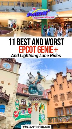 11 Best (And Worst!) Epcot Genie+ And Lightning Lane Rides Disney Genie Plus, Epcot Planning, Genie Disney