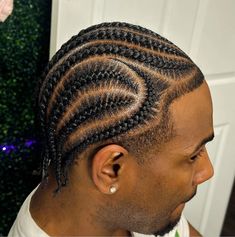 Simple Male Braids Hairstyles, Male Braids Hairstyles Short Hair, Small Cornrows Men, Conrows Lines And Braids Men, Men’s Cornrows Ideas, Braids For Black Hair Men, Cornrows Braids For Black Men, Men Braids Hairstyles Short, Cornrow Braids For Men