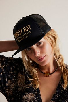 Shop our Cowboy Baseball Hat at FreePeople.com. Boho clothing for the creative spirit- free worldwide shipping. Baseball Hat, Boho Clothing, Boho Outfits, Cowboy Hats, Baseball Hats, Cowboy, Free People, Baseball, Hats