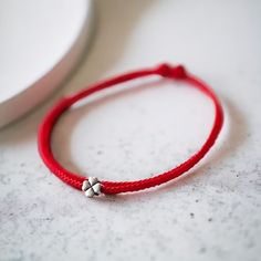 Clover Red String Bracelet, Protection Bracelet, Amulet Kabbalah Red Bracelet, Four Leaf Clover Lucky Handmade Friendship Bracelet - Etsy Adjustable Red Charm Bracelet, Adjustable Red Round Charm Bracelet, Adjustable Round Red Charm Bracelet, Adjustable Red Heart Bracelet With Round Beads, Handmade Red Charm Bracelet As Gift, Red Jubilee Bracelet Jewelry Gift, Red Bracelet With Sliding Knot For Valentine's Day, Red Sliding Knot Bracelet For Valentine's Day, Red Bracelet With Sliding Knot For Gift