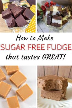 how to make sugar free fudges that tastes great with brownies and cheesecakes