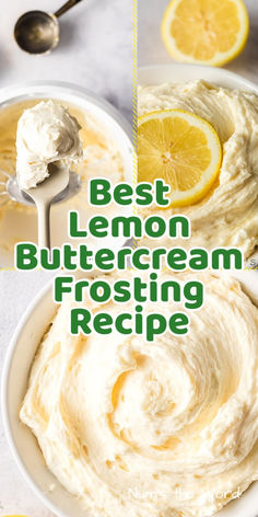 Lemon Cake Buttercream Frosting, Lemon Frosting Recipe Powdered Sugar, Lemon Cream Cheese Buttercream Frosting, Buttercream Frosting Lemon, Lemon Cupcakes With Lemon Buttercream, Lemon Buttercream Icing, Lemon Buttercream Frosting, Lemon Frosting