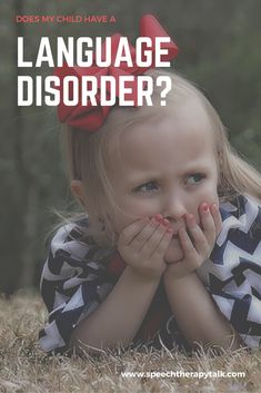 Language disorders, language delay, specific language impairment (SLI), expressive language delay, receptive language delay....all these terms are considered a spoken language disorder.  Children who have spoken language disorders can look different from each other. Expressive Language Activities, Speech Language Pathology, Language Activities, Language Therapy, Speech And Language