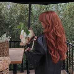 Copper Ginger Hair Color, Auburn Hair With Money Piece, Long Ginger Hair, Dark Ginger Hair, Psychology Student, Lily Bloom