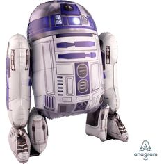 an inflatable balloon shaped like a star wars r2d2 character is shown