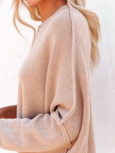 Update your knitwear collection with this oversized sweater boasting a relaxed silhouette and a neutral khaki tone. Size Guide: Model is 5’6” tall, and has a 33.5” bust, 24.8”waist, & 37.4” hips. She is wearing a S / US 4 / AU 8. This sweater is true to size. Material: 100% acrylic. Care Instructions: Machine wash / Cold hand wash Taupe Sweater, Slouched Boots, Khaki Color, Faux Leather Leggings, Color Free, Oversized Sweater, Leather Leggings, Batwing Sleeve, Color Khaki