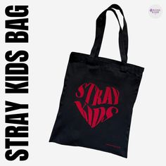 This trendy and versatile bag is perfect for fans of the popular Kpop group and is a must-have accessory for any fan. Our Stray Kids tote bag is made of high-quality materials that are durable and long-lasting. It features a spacious interior that can accommodate all of your everyday essentials, including books, electronics, and more. The bag also comes with sturdy straps that are comfortable to carry, making it easy to take with you wherever you go. With its sleek design and bold graphics featu Trendy Rectangular Shoulder Bag With Logo, Casual Bags With Logo For Daily Use, Casual Bag With Logo For Daily Use, Casual Bags With Logo, Trendy Rectangular Bag For Streetwear, Trendy Everyday Bags With Logo, Trendy Bags For Back To School Gifts, Red Bag For Back To School Streetwear, Trendy Everyday Bag With Logo