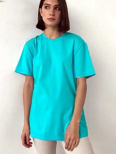 Style: Casual O-Neck Cotton Oversized T-shirtItem Type: T-shirt female summer, soft oversized shirts female, t shirt for women, women's t-shirtsCollar: O-NeckClothing Length: RegularFit Type: Loose FitPattern Type: Solid Elasticity: Slight Sleeve Style: RegularSleeve Length: ShortMaterial: 100% cotton Oversized Cotton Short Sleeve T-shirt, Oversized Solid Color T-shirt For Everyday, Oversized Crew Neck T-shirt With Side Pockets, Oversized Solid Color Cotton T-shirt, Female T Shirt, Urban Oversized Solid T-shirt, T Shirt Female, Summer Soft, Oversized Shirts