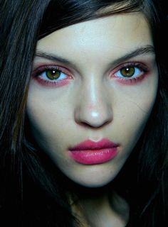 Pink Kate Bogucharskaia, Girl Number, Artist Makeup, Andrew Gn, Runway Makeup, Hazel Eyes, Editorial Makeup, Face Hair, Eyeshadow Looks