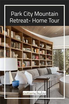 the park city mountain retreat - home tour is featured in this postcard from cutterschuuze