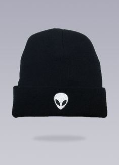 Embrace your skateboarding passion with the perfect Sci-Fi Hat. Introducing our new science-fiction beanie – a seamless melding of style and eccentricity, a homage to the unconventional souls brave enough to make a fashion statement as bold as their belief in extraterrestrial life forms. Infused with a unique blend of techwear aesthetics and science fiction inspiration, this beanie is designed to resonate with your adventurous and curiosity-driven spirit. An unmistakable alien visage, an iconic