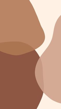 an abstract image of two pears in brown and beige colors, with the top half turned upside down