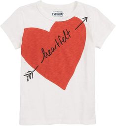 crewcuts by J.Crew Heartfelt Tee #ad #nordstrom #valentinesday #valentinesdaygiftsforher Crew Clothing, Valentines Day Gifts For Her, Girl Mom, Heart On, Just In Time, Girls Clothing, Nice Tops, Girls Shopping, Shirts For Girls