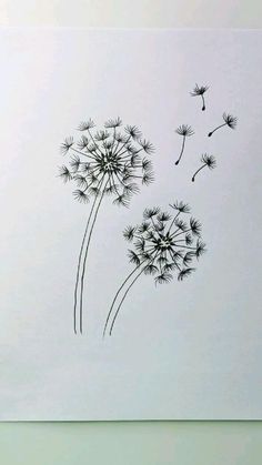 Easy Plant Doodles in 2022 | Flower drawing, Drawings, Dandelion drawing Easy Plant Doodles, Draw Dandelion, Plant Doodles, Dandelion Drawing, Plant Doodle, Painting Flowers Tutorial, Doodle Art Flowers