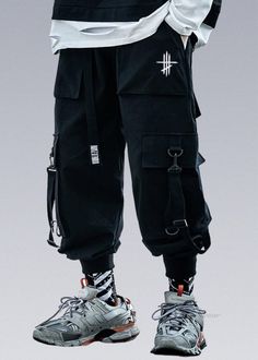 Darkwear New Heavy Industry Pants - Shop Darkwear Pants - X Techwear Shirt, Mens Techwear, Techwear Women, Techwear Jacket, Tech Pants, Techwear Fashion, Cyberpunk Clothes, Big Men Fashion, Big Shirt