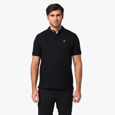 Men's Regular Fit Polo Shirt-JAMES BARK Polo Classic, Office Attire, Cotton Polo, Mens Crew Neck, Caps For Women, Black Border, Luxury Fabrics, Style Icon, Pima Cotton